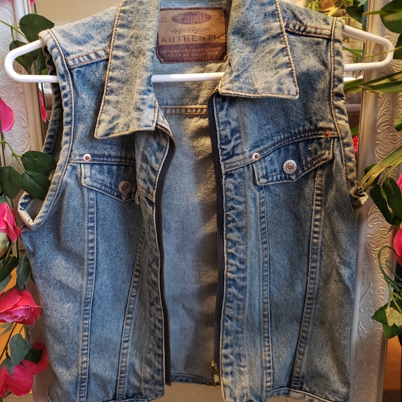 Vintage Bluenotes denim vest - Picture 2 of 3